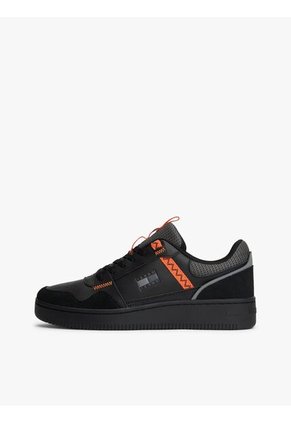 Tenis Negro Retro Basket Tommy Hilfiger