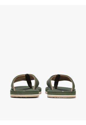 Sandalias Verde Acolchadas Con Logo En La Pala Tommy Hilfiger