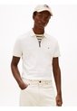 Polo Blanco De Corte Regular De Cierre De Cremallera De 1/4 Tommy Hilfiger de Tommy Hilfiger