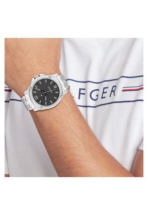 Reloj Tommy Hilfiger Modelo 1710486 Plateado Hombre