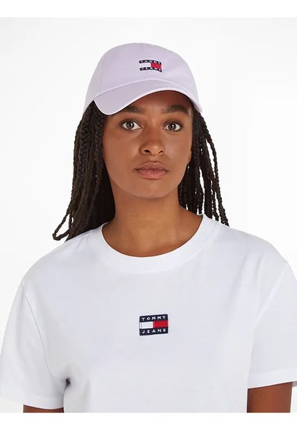 Gorra Blanca Heritage Con Logo Tommy Hilfiger
