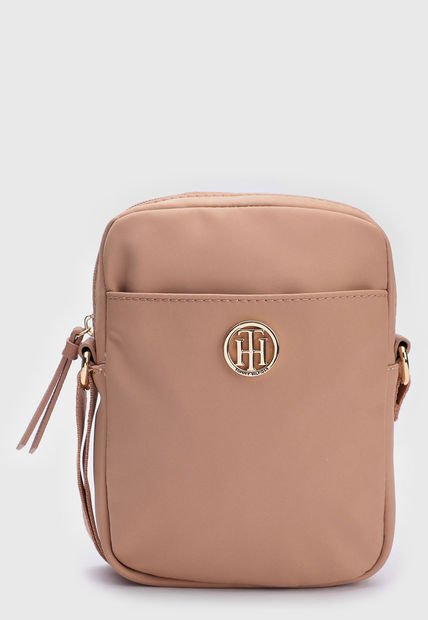 Bolso Manos Libres Taupe-Dorado TOMMY HILFIGER