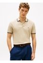 Polo Beige De Piqué Con Corte Regular Tommy Hilfiger de Tommy Hilfiger