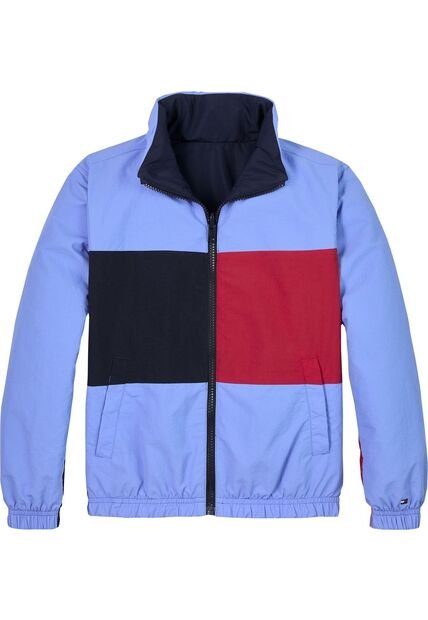 Rompe Viento Reversible Color Block Tommy Hilfiger