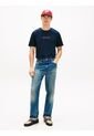 Camiseta Azul De Cuello Redondo Con Logo Tommy Hilfiger de Tommy Hilfiger