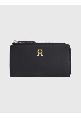 Cartera Mediana Con Logo Mujer Negro Tommy Hilfiger Tommy Hilfiger