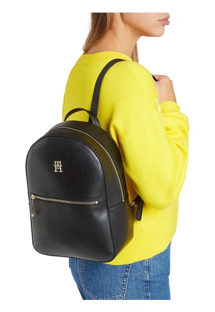 Morral Iconic Con Monograma Mujer Negro Tommy Hilfiger