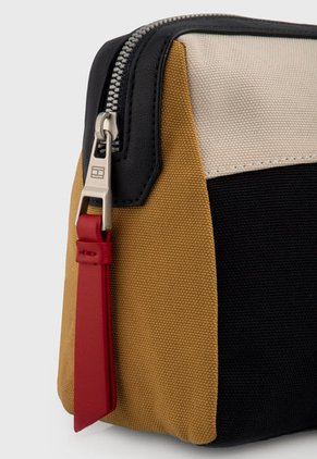 Estuche Negro-Beige-Mostaza Tommy Hilfiger