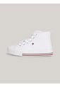 Tenis Altas Con Cordones Niña Blanco Tommy Hilfiger de Tommy Hilfiger