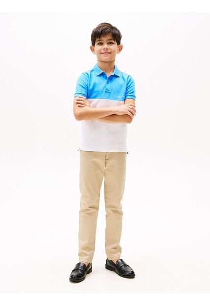 Polo Con Diseño Colorblock Con Logo Tommy Hilfiger