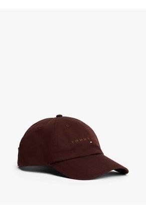 Gorra Marrón De Béisbol Con Logo Bordado Tommy Hilfiger