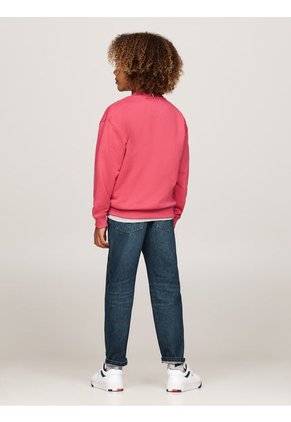 Saco Rosa Timeless Con Logo Para Niño Tommy Hilfiger