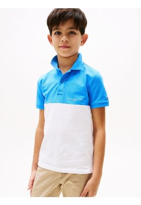 Polo Con Diseño Colorblock Con Logo Tommy Hilfiger