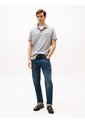 Polo Gris De Punto Interlock De Corte Regular Tommy Hilfiger de Tommy Hilfiger