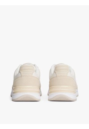 Tenis Beige Casual Fashion Runner En Cuero Tommy Hilfiger