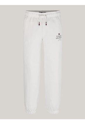 Joggers Blanco Niño Blanco Con Logo Gráfico Tommy Hilfiger