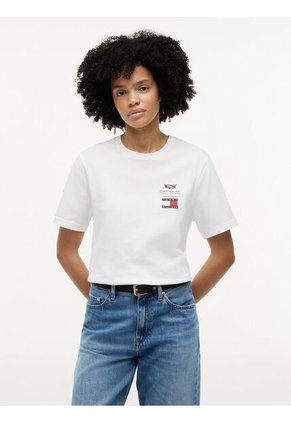 Camiseta Blanca TH X Cadillac Formula 1® Team Con Logo Tommy Hilfiger