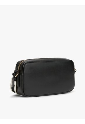 Bolso Negro Cruzado Essential Con Logo En Bajo Relieve Tommy Hilfiger