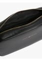 Bolso Negro Cruzado Essential Con Logo En Bajo Relieve Tommy Hilfiger de Tommy Hilfiger