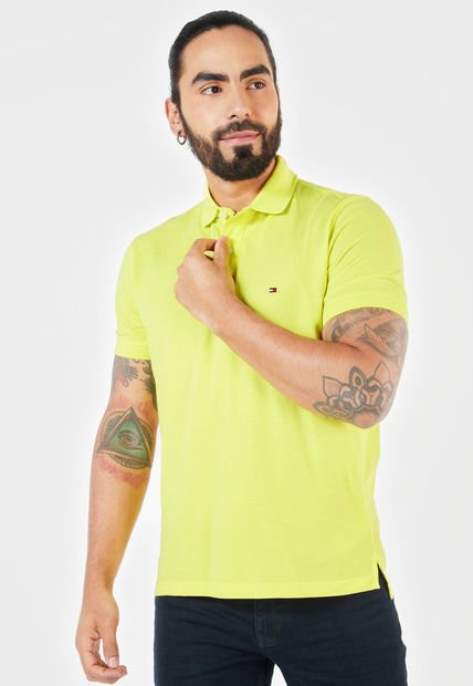 Camiseta Polo Amarillo Tommy Hilfiger