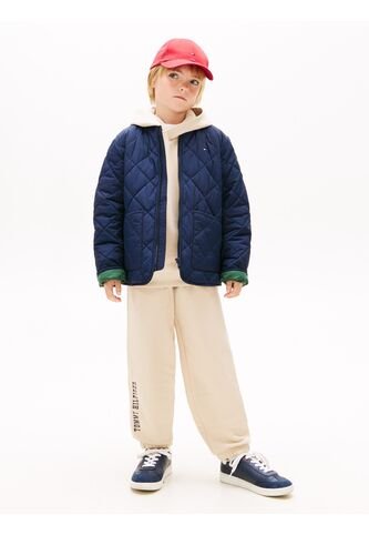 Joggers Beige De Felpa Con Logo Ondulante Tommy Hilfiger Tommy Hilfiger