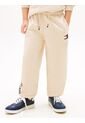 Joggers Beige De Felpa Con Logo Ondulante Tommy Hilfiger de Tommy Hilfiger