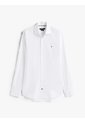 Camisa Blanca Flex Poplin De Corte Slim Tommy Hilfiger de Tommy Hilfiger