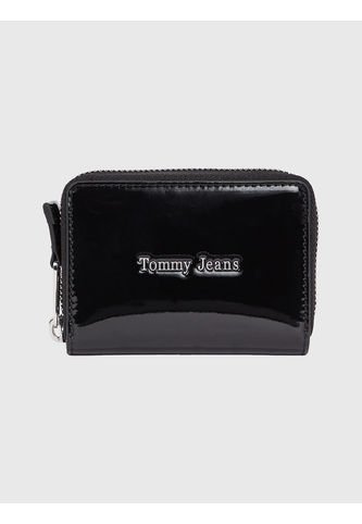 Cartera Pequeña Acharolada Con Logo Mujer Negro Tommy Hilfiger Tommy Hilfiger