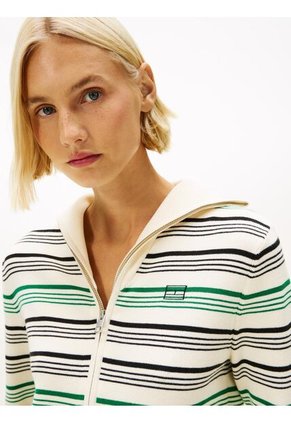 Saco Multicolor Con Logo Bordado Tommy Hilfiger