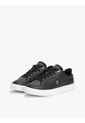 Tenis Negro En Cuero Con Monograma TH Tommy Hilfiger de Tommy Hilfiger