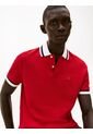 Polo Rojo De Corte Regular Con Logo Tommy Hilfiger de Tommy Hilfiger