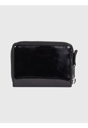 Cartera Pequeña Acharolada Con Logo Mujer Negro Tommy Hilfiger