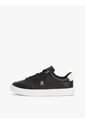 Tenis Negro En Cuero Con Monograma TH Tommy Hilfiger de Tommy Hilfiger