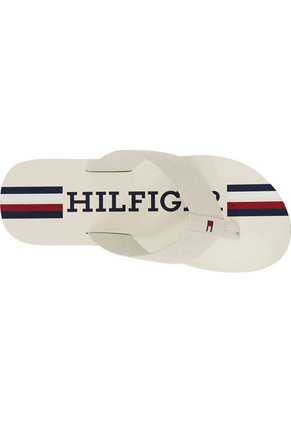 Sandalias Con Logo Hombre Blanco Tommy Hilfiger