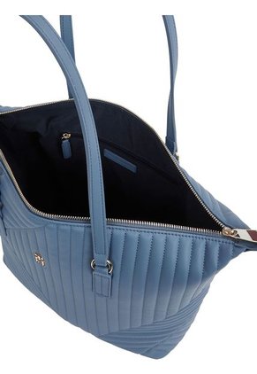 Bolso Azul Poppy Con Logo Metálico Tommy Hilfiger