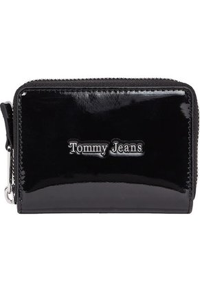 Cartera Pequeña Acharolada Con Logo Mujer Negro Tommy Hilfiger