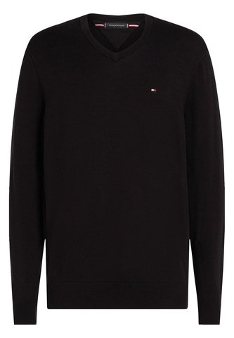 Saco Negro Essential Con Cuello V Tommy Hilfiger Tommy Hilfiger