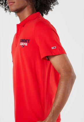 Camiseta Polo Rojo-Azul-Blanco Tommy Jeans