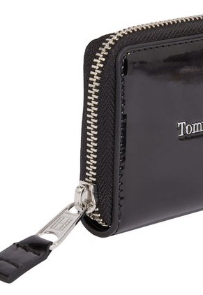 Cartera Pequeña Acharolada Con Logo Mujer Negro Tommy Hilfiger