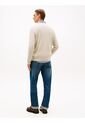 Saco Beige De Cuello Redondo Con Logo Bordado Tommy Hilfiger de Tommy Hilfiger