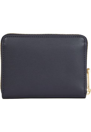 Billetera Azul Iconic Mediana Con Cierre Para Mujer Tommy Hilfiger
