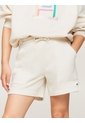Shorts Blanco Niña Con Cordón Corte Amplio Essential Tommy Hilfiger de Tommy Hilfiger