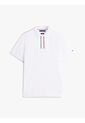 Polo Blanco De Corte Regular Con Tapeta Distintiva Tommy Hilfiger de Tommy Hilfiger
