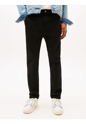 Pantalón Negro Chino Austin De Corte Slim Tommy Jeans
