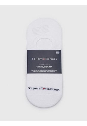 Paquete De 3 Medias Invisibles Hombre Blanco Tommy Hilfiger