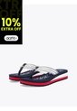Sandalias Negro Con Logo Distintivo Tommy Hilfiger de Tommy Hilfiger