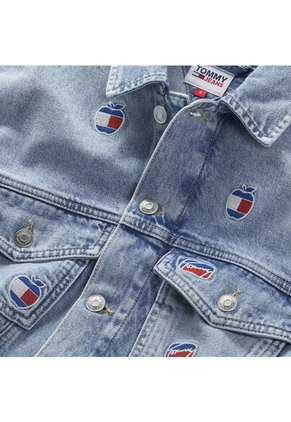 Chaqueta Vaquera De Algodón Reciclado Mujer Azul Tommy Jeans