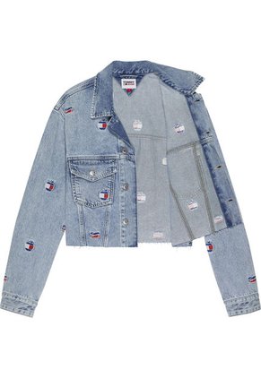 Chaqueta Vaquera De Algodón Reciclado Mujer Azul Tommy Jeans