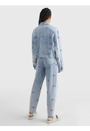 Chaqueta Vaquera De Algodón Reciclado Mujer Azul Tommy Jeans