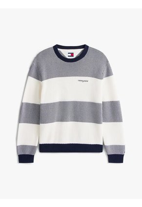 Saco Gris De Corte Regular Con Diseño De Rayas Texturizadas Tommy Jeans